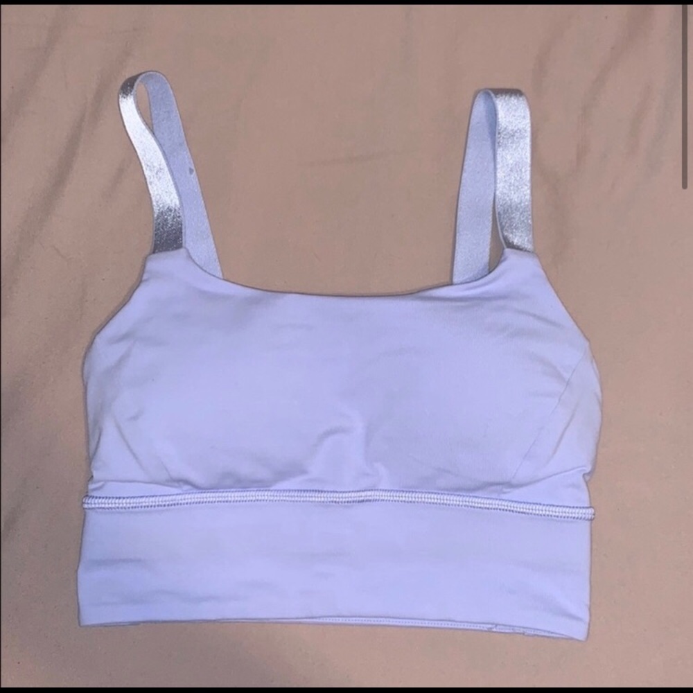 Lululemon padded sports bra, perrywinkle